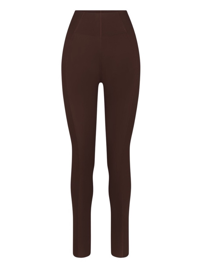 Skims X The North Face Refina Leggings Size Xxs Cocoa Brown